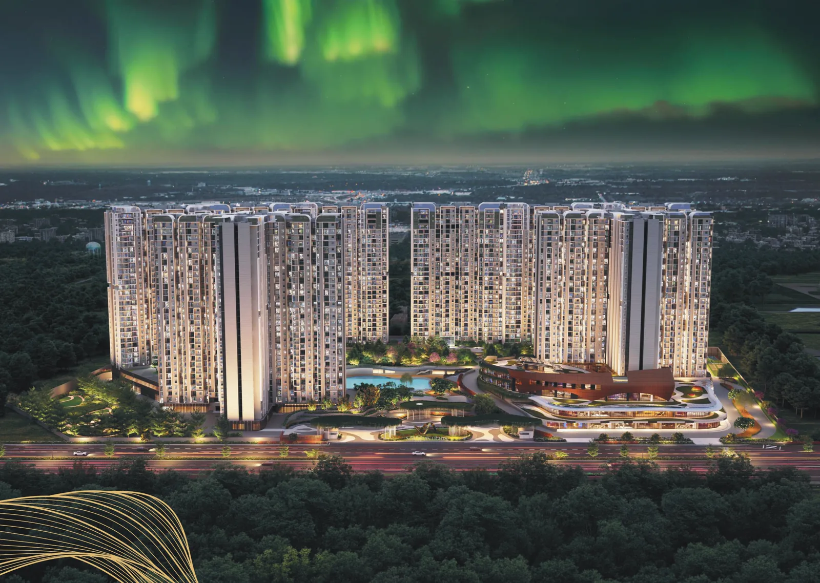 Night View — Purva Northern Lights
